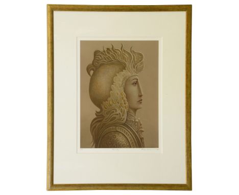 George Underwood (British, b. 1947) 'Pale Lady' limited edition print, signed artists proof, dated 2017, framed and mounted,o