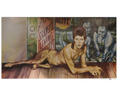 David Bowie: A collection of six vintage posters, including: Diamond Dogs Tour poster, art by Peellaert, Mainman, Printed in 