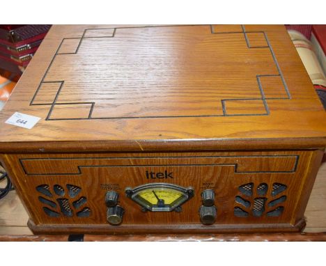 ITEK PORTABLE RECORD PLAYER