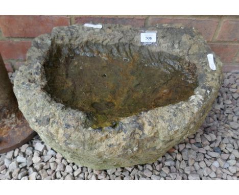 Stone trough
