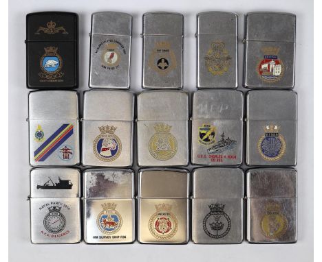 Collection of Zippo lighters 