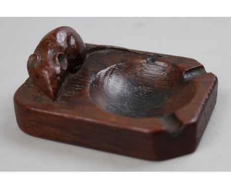 Early Robert Mouseman Thompson ashtray 