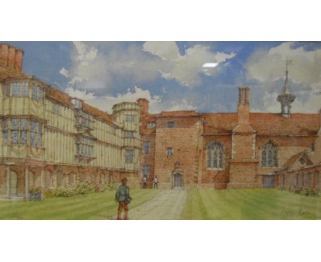 AFTER ROXBY BOTT "Queen's college Cambridge", colour print, limited edition colour no'd 11/350, together with two further pri