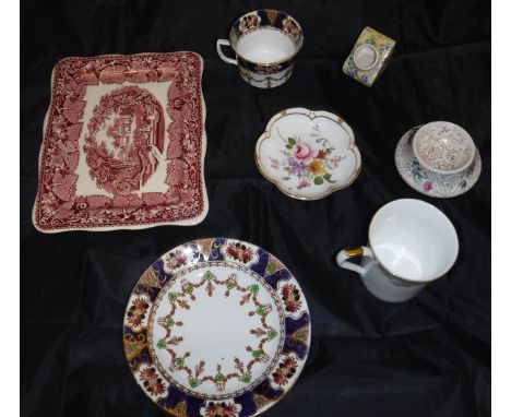 A collection of china and other wares to include Royal Albert, Old Country Roses tea cups, milk jug etc, Royal Albert Celebra