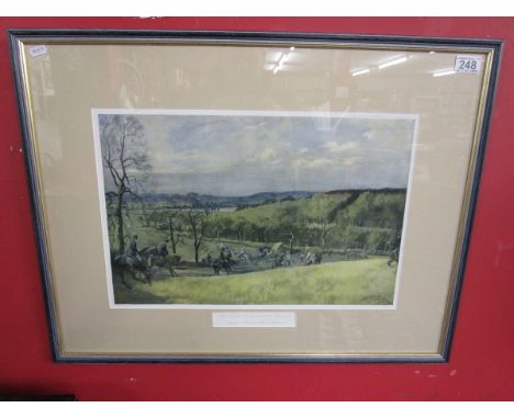 Print - North Warwickshire Hounds (Nr Redditch) by Lionel Edwards
