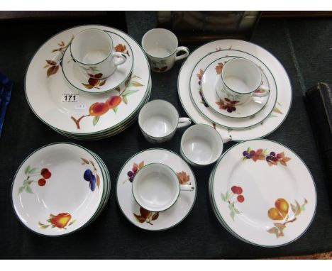 Collection of Royal Worcester - Evesham Vale