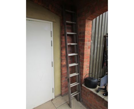 Wooden ladder