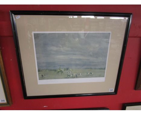 Signed Lionel Edwards print - Essex Hunt