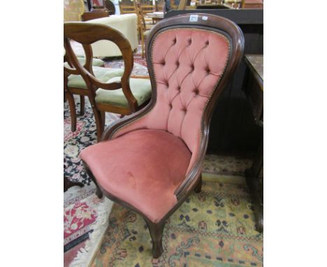 Button back nursing chair