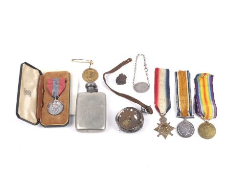 A group of interesting and poignant items belonging to Private Harry Bryan, 15th Royal Warwickshire Regiment. Comprising a se