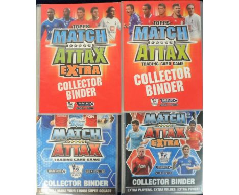 Trade cards, Football, Topps, large collection of 'Match Attax' and 'Match Attax Extra' collections, all in collectors binder