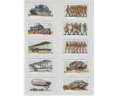 Cigarette cards, Mitchell's, four sets, A Gallery of 1934 (50 cards laid down in special album), A Model Army (30 cards, vg),