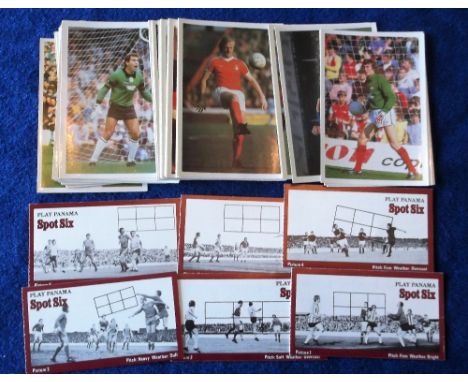 Cigarette and trade cards, Leaf 100 Years of Soccer Stars (nos. 1-72 inc.), also Player's (Panama) Spot Six, Football Game (s