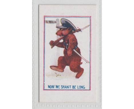 Cigarette card, G Prudhoe, Army Pictures, Cartoons etc , type card, 'Now we shant be long' (vg) (1) 
