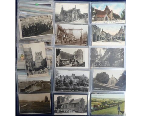 Postcards, Sussex, topographical selection of approx. 200 cards, mix of RPs and printed, for locations from 'B' to 'K' inc. B