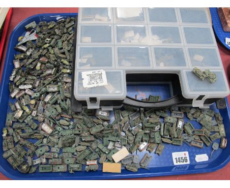 Metal Small Tank Model Parts, large quantity:- One Tray.