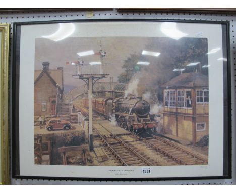Peter Owen Jones, 'Darley Dale Crossing', limited edition colour print of 500, signed P.O.Jones 40.5 x 55.5cm.