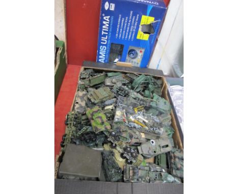 Model Military Vehicles, soldiers, etc.