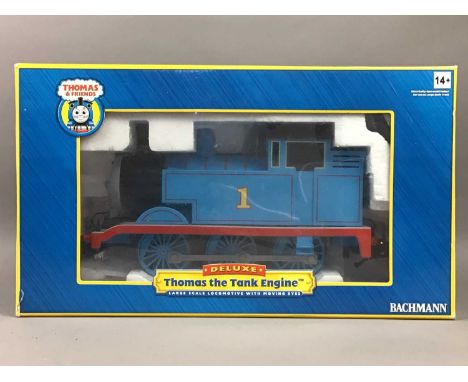 LOT OF LARGE SCALE MODEL RAILWAY,including Bachmann Thomas the Tank Engine loco, boxed, and further loose