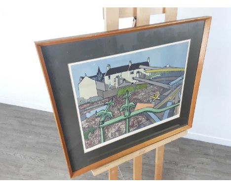 * JAMES FURNEAUX (SCOTTISH 1935 - 2013),SPRINGTIME - ABERDEENlimited edition print on paper, signed, titled and numbered 3/12