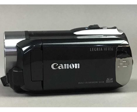 CANON LEGRA HFR16 CAMERA ,and a vintage Kodak Brownie camera (2)