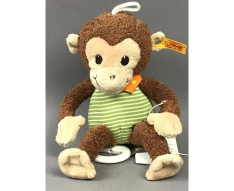 COLLECTION OF MODERN STEIFF BEARS AND MONKEYS (14)