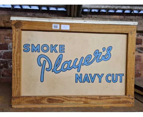 VINTAGE PLAYERS NAVY CUT CIGARETTE TRANSIT BOX