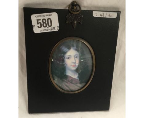 MINIATURE PORTRAIT OF THE DUKE OF MONMOUTH AS A  BOY [PRINT?]