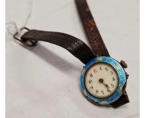 SILVER / ENAMEL WATCH A/F