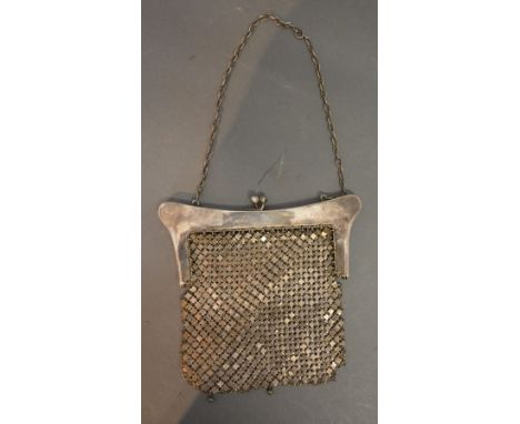 A 925 Silver Purse with Chain