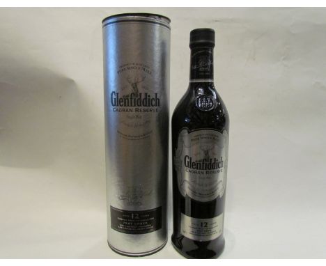 Glenfiddich 12 year old Caoran Reserve single malt scotch whisky, 70cl in tube