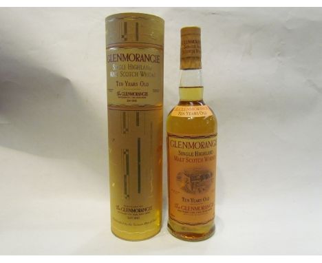 The Glenmorangie 10 years old single Highland malt scotch whisky, 70cl, in tube
