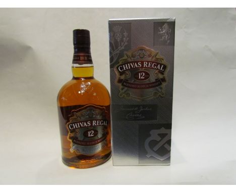 Chivas Regal, aged 12 years blended Scotch whisky, 1 litre, boxed