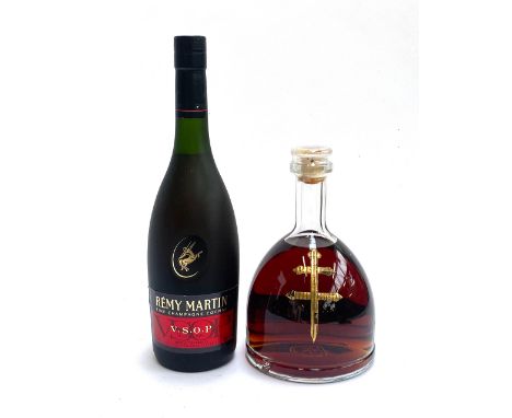 Rémy Martin Cognac VSOP; and D'Usse VSOP Cognac 75cl (2)