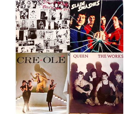 VINYL LPS. 'The ROLLING STONES. 'Exile on Main Street', 'Dirty Work'. With David BOWIE, CLANNAD, SLADE etc.