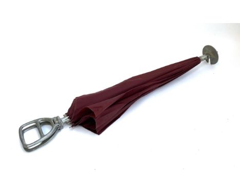 A 1960's Porsche 'Shooting Stick' umbrella seat