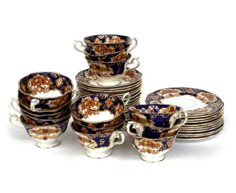 A Royal Albert 'Heirloom' part tea service comprising, teacups (14), saucers (16), side plates (11)