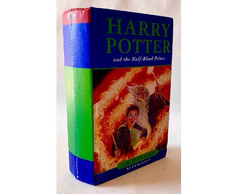 BOOK. 'Harry Potter and the Half-Blood Prince'. Illus. boards. Stated 'First Edition' with the 'misprint' on p.99.