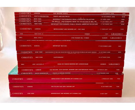 BOOKS, CHRISTIE'S ART CATALOGUES. A large group mainly Impressionist and Modern Art (with Jewels/Photography etc.).