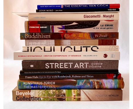 BOOKS, ART. An eclectic collection. 'Kunsthaus Zurich', 'Street Art', 'Beyeler Collection', Russian Avant-Garde, Giacometti, 