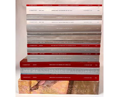 BOOKS, AUCTION CATALOGUES. Impressionist and Modern Art. Christies etc.
