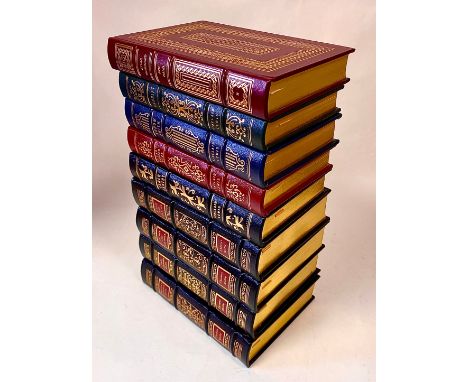 BOOKS, BINDINGS, THE EASTON PRESS. U.S. LITERATURE. Sinclair LEWIS ( x 4); Thomas WOLFE (x 4); Ayn RAND, 'Atlas Shrugged'. Al
