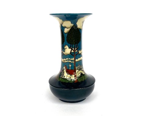 A Foley 'Intarsio' vase 22.5cmH