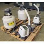 (2) INTEX SAND FILTER PUMP SYSTEMS