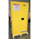 NEW FLAMMABLE TWO DOOR STORAGE CABINET - (34"L X 34"W X 65"H)