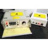 2019 ZST-121 SURFACE ELECTRON, S/N: ZST-1218001-8 AND TESTING UNIT