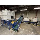 2019 ORBIS MODEL OSP160/36 COMPACTING PELLETIZING LINE, 575 VOLTS, 6OHH/570KW, PLC CONTROL PANEL,