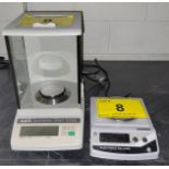 (1) PUCHUN ELECTRONIC BALANCE SCALE, (1) G&G JJ523BC ELECTRONIC SCALE