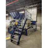 2019 TWIN SCREW DRUM SHREDDER, 75KW MOTOR, S/N: 210310307K - (SUBJECT TO BULK BID