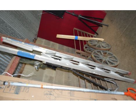 A folding ladder